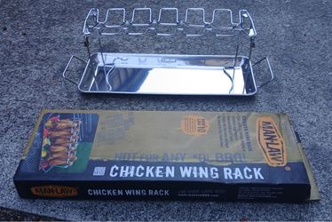 Man Law BBQ Chicken Wing Rack