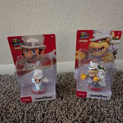 Mario and Bowser - Super Mario Odyssey Wedding Amiibos