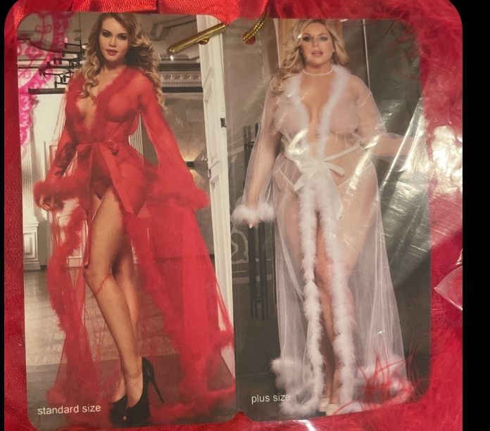 Brand New Sheer Lingerie Coat