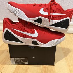 Nike Kobe 9 Em Low Protro Tb University Red - IH1401-600 Size 12M