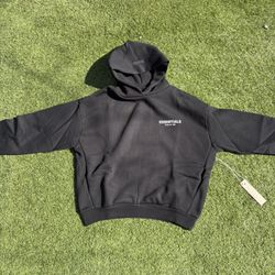 Black Small Essentials Hoodie 