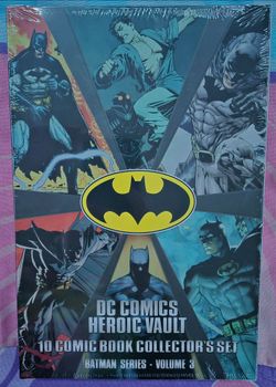DC Comics Heroic Vault 10 Comic Book Collector’s Set Batman Series Vol 3 NEW !