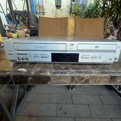 Panasonic DVD and VHS combo