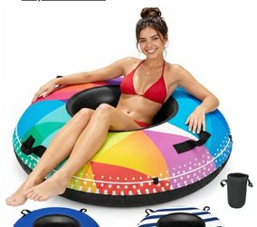 River Tube, Heavy Duty Inflatable Float for River Tubing
Available in 48" and 53" sizes with PVC or rubber inner tubes and select canvas cover, backre