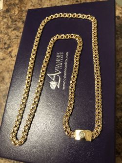 10k gold and diamond chain