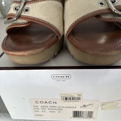 Preloved Coach Size 6M Wedges