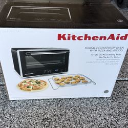 KitchenAid DIGITAL COUNTERTOP OVEN WITH AIR FRY AND PIZZA - CONTOUR SILVER