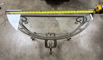 Glass top table