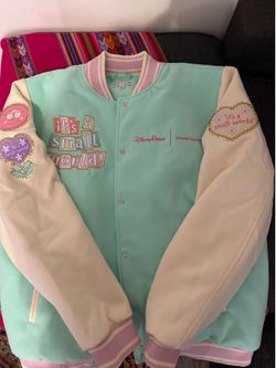 NEW Disney It’s a small world x Stoney Clover Varsity Jacket