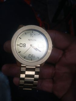 Nixon gold watch