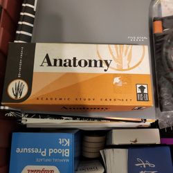 Anatomy Academic Study Card Set 