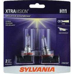 Sylvania H11 XtraVision Halogen Bulb, Pack of 2