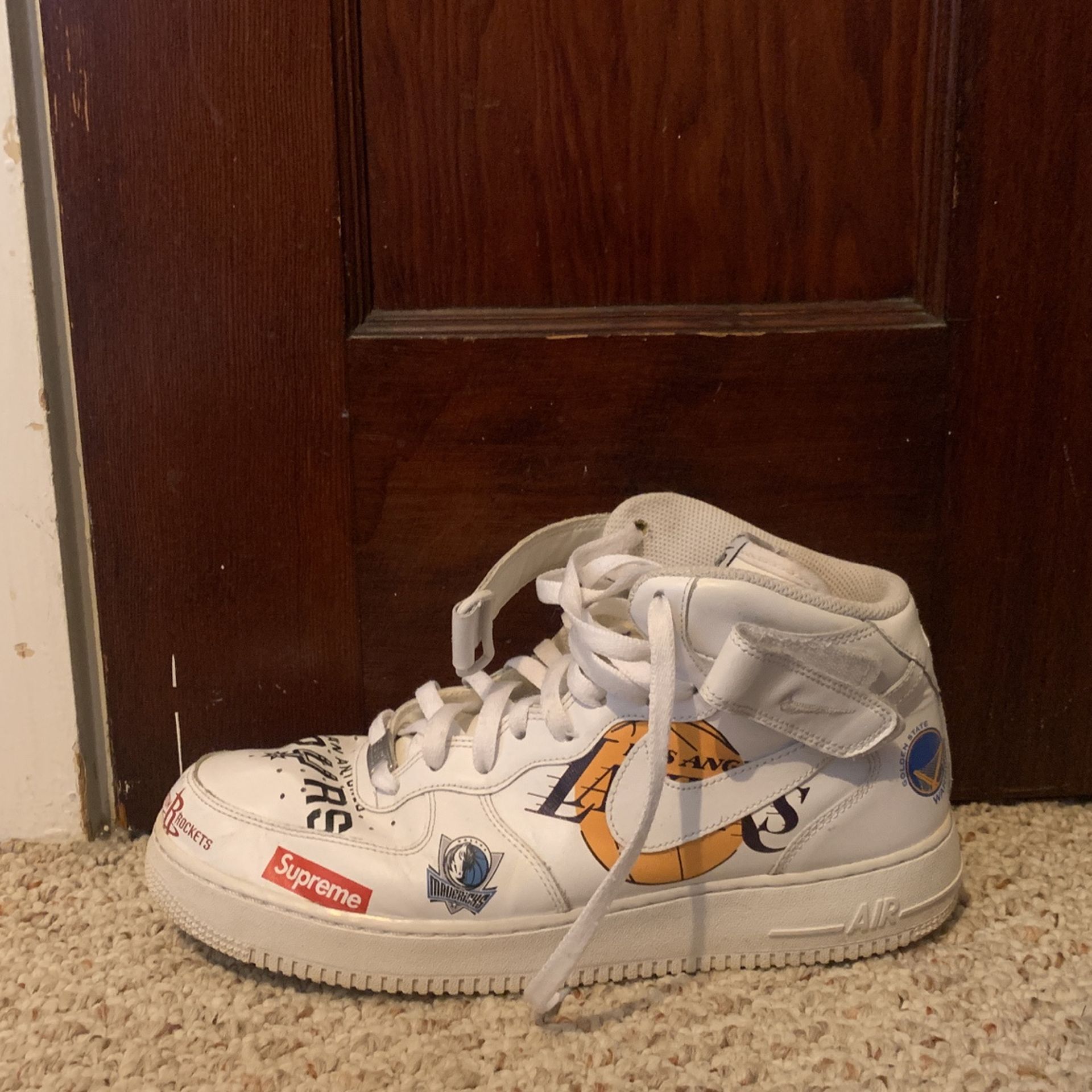 supreme x nba x nike air force one high