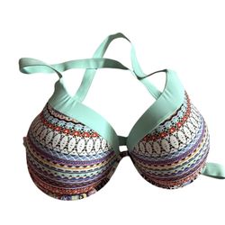 NWT TiniBikini XL Colorful Patterned Bikini Top
