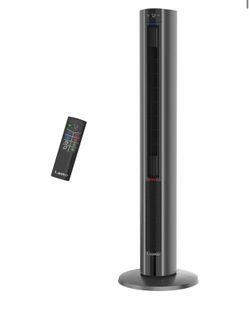 Lasko Oscillating All Season Tower Fan and Space Heater in One for Home with Adjustable Thermostat, Overheat Protection,