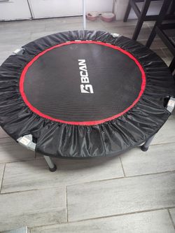 Mini trampoline.  Exercise trampoline  