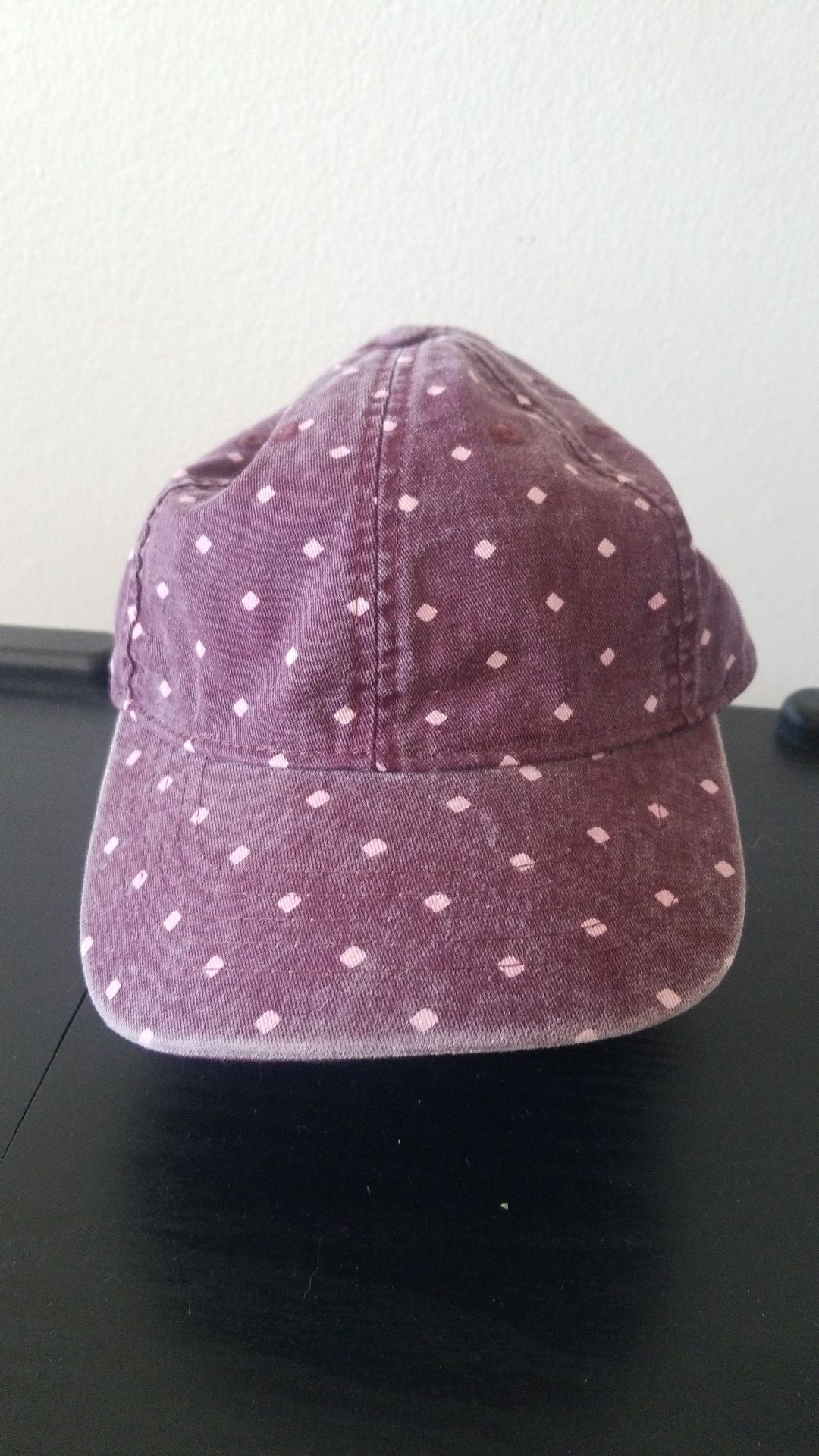 Purple Pink Denim Ball Cap Hat