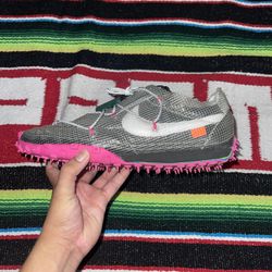 off white x wmns waffle racer fuchsia