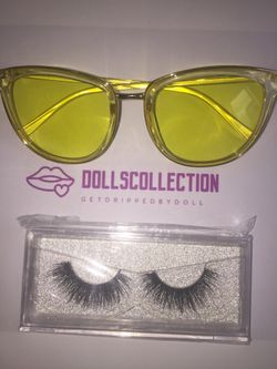 Sunglasses and Mink lashes