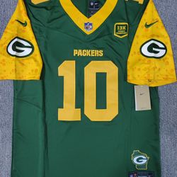 NFL Green Bay Packers #10 Jordan Love Jersey
