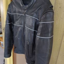 Men's Leather Cycle Jacket Size 40