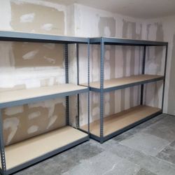 3 Tier Level Storage Rack Boltless Steel Shelving 72 in W x 24 in D Shelves Similar To Uline Delivery Available