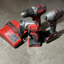 4pc milwaukee drill set
