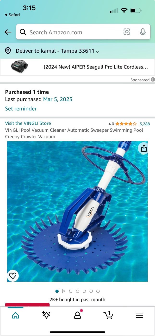 Vingli Pool Vacuum Cleaner 