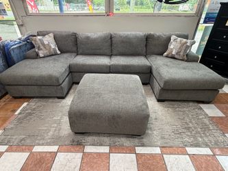 Sectional with Ottoman