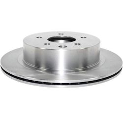 Premium Disc Brake Rotor - Compatible with Select Infiniti G35; Nissan 350Z, Juke, Leaf, Rogue, Rogue Select, Rogue Sport; REAR - 