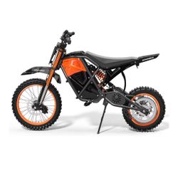 ☆ Electric Dirt Bike for Teens Adults, 48V Electric Off-Road Ebike with 3000W Peak Power Motor, Electric Motorcycle with 14"/12" Fat Tire, 37.5 MPH Du