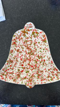 Christmas bell splatter wear from 1970