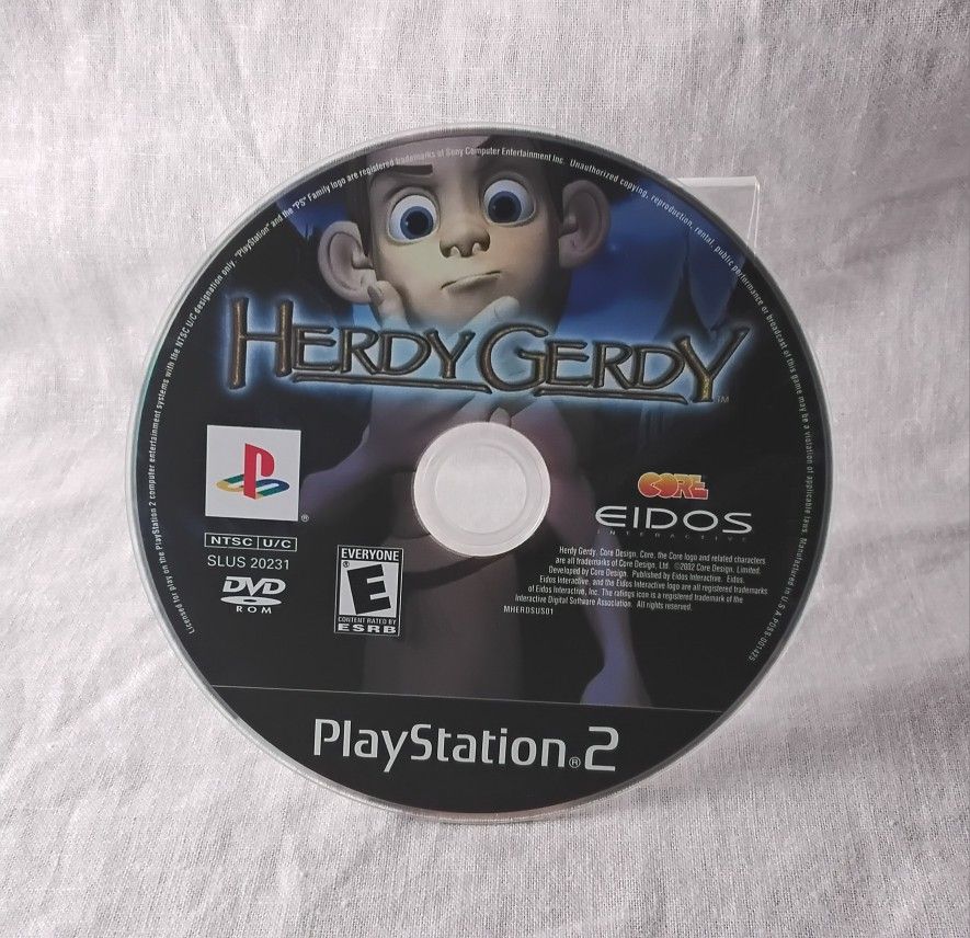 Herdy Gerdy PS2 (Disc Only, 2002)
