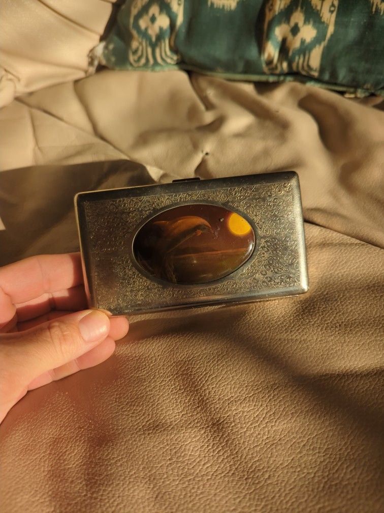Antique Dolphin Cigarette Case