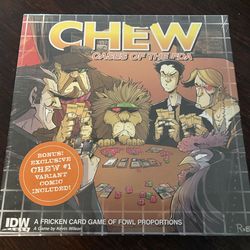 CHEW Cases of the FDA board game w/ variant comic