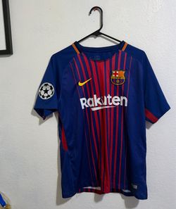 NIKE MENS BARCELONA FC SOCCER JERSEY LA LIGA 2018-2019 SIZE M