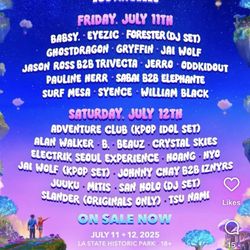 Two Lost In Dreams Tickets For Sale 
