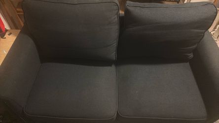 Blue Nagma 56" Flared Arm Loveseat