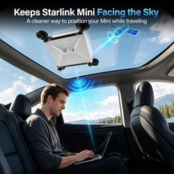 starlink mini suction cup mount for car window & sunroof