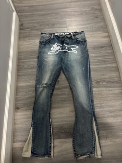 BBC jeans size 32 stacked jeans