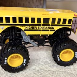 Monster Truck Higher Education School Bus Toy
