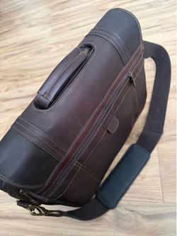 Maletín de piel genuina samsonite