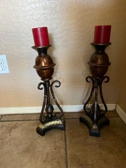 Candle holders and 3 frames