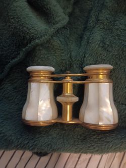 Mother Pearl Lemaire Paris Antique Binoculars