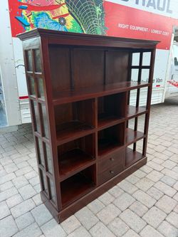 Wooden bookcase