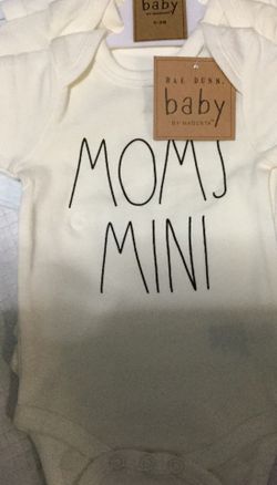 New Rae Dunn baby onesie set