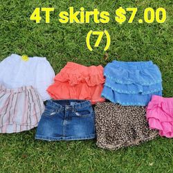 4T Skirts Bundle
