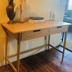 Scandinavian desk or entryway console table 