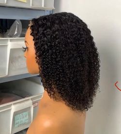 12” Kinky Curly Humain Hair 