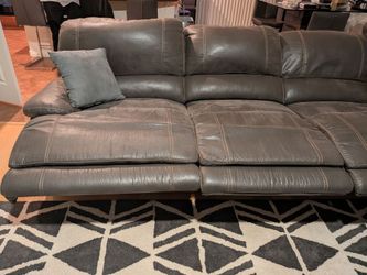 4 piece power reclining sectional couch
